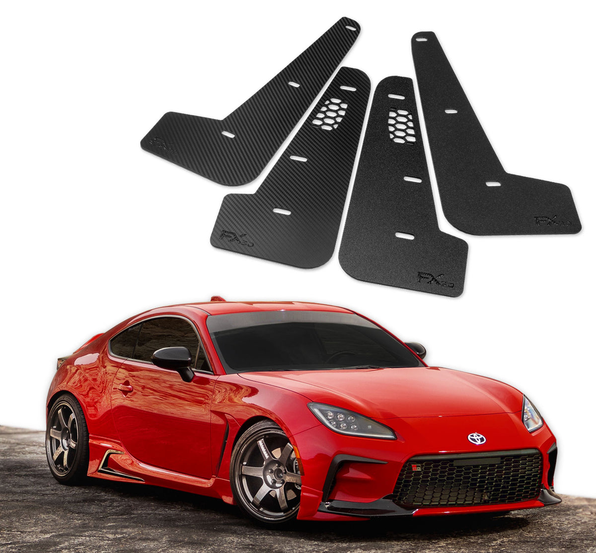Toyota GR86 / Subaru BRZ (2022-2024) Rock Guards – FX3D Design