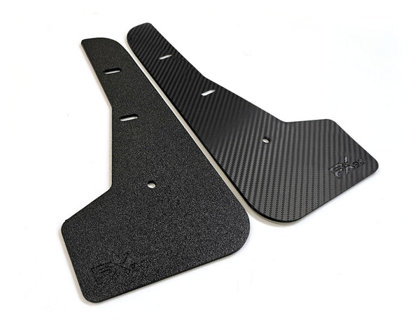 FX3D Design Mud Guards - Black - Carbon Fiber