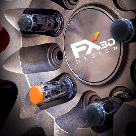 Caps for open end lug nuts | Muteki SR48 | Project Kics R40