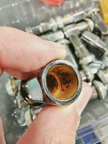 Caps for open end lug nuts | Muteki SR48 | Project Kics R40